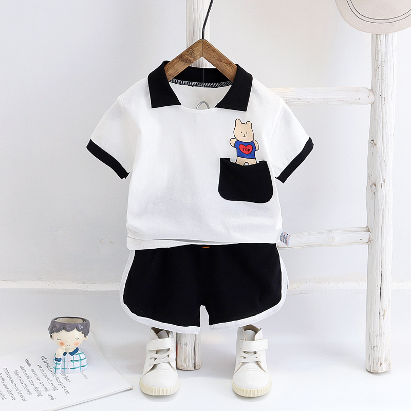 Bộ Quần Áo 100% Cotton Thời Trang Mùa Hè Đáng Yêu Cho Bé 0-5 Tuổi