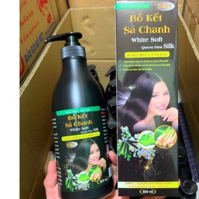 Dầu gội đầu bồ kết sả chanh 800-850ml