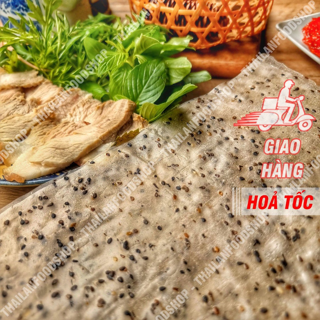 Bánh Tráng Mè Đặc Sản Phan Rang - Túi HCK 10 Cái