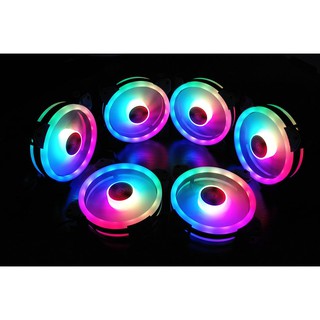 Quạt tản nhiệt, case fan Coolmoon V4+hub sync main