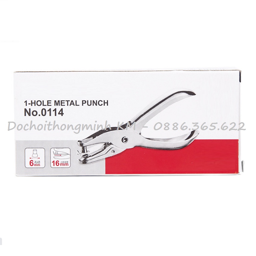 Kìm bấm 1 lỗ DELI bền đẹp