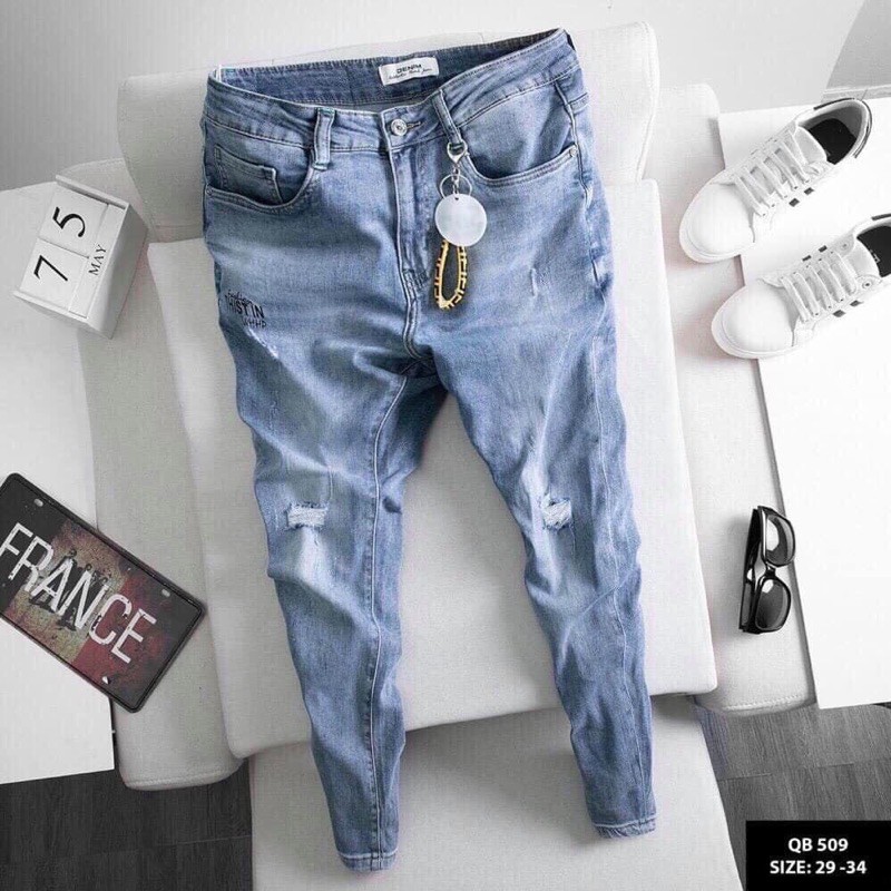 Quần jean dài nam(phom chuẩn chất jean co dãn nhẹ,bán lẻ giá sỉ) | BigBuy360 - bigbuy360.vn