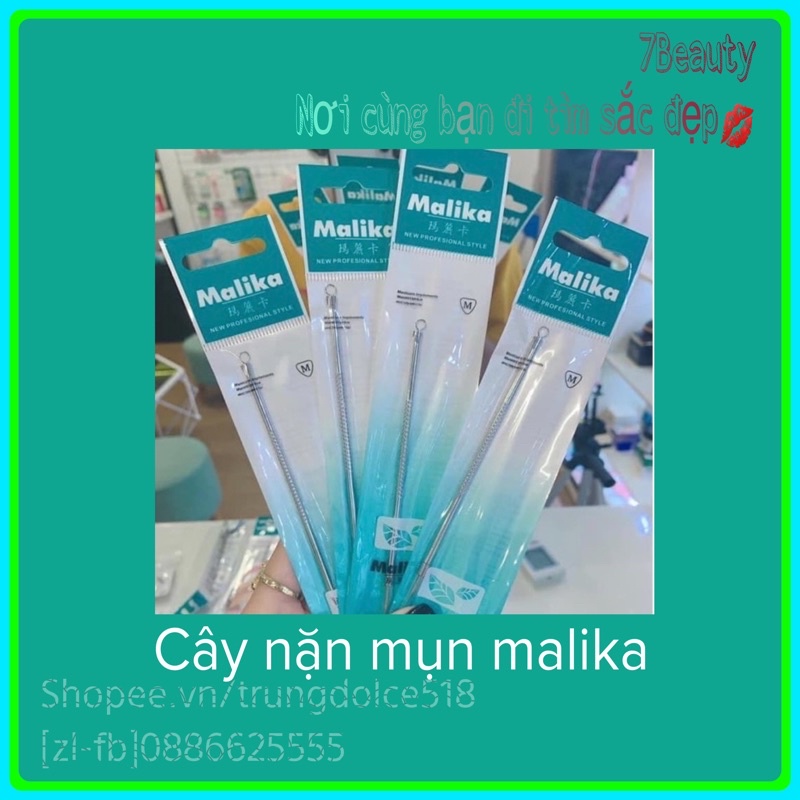 Combo 10 que nặn mụn malika dùng trong spa thẫm mỹ viện