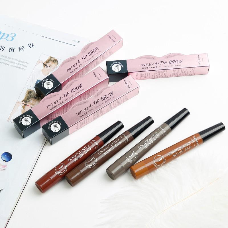 W.b.❤ meiwang 4d liquid waterproof eyebrow pencil