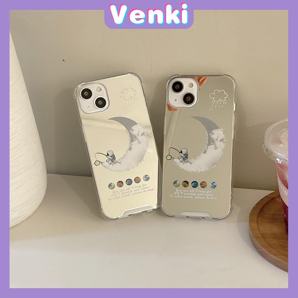 Ốp điện thoại Acrylic mặt gương HD chống sốc bảo vệ camera thích hợp cho iPhone 11 13 Pro Max 12 Pro Max 7Plus XR