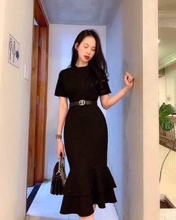đầm body đuôi cá