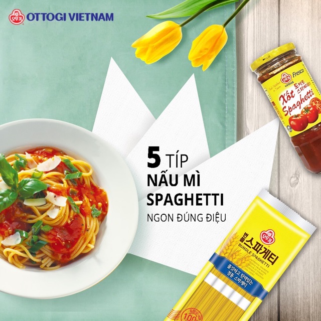 Combo 1 Gói Mì Ý 500g + 1 Hũ Sốt Spaghetti 220g