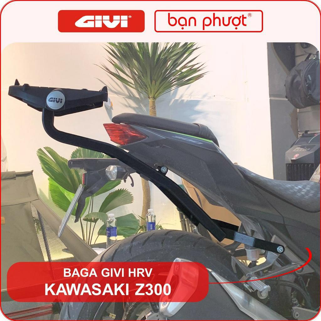 Baga Givi Cho Xe KAWASAKI Z300 - Cảng Trợ Lực GIVI HRV-NINJA250, Z300 - Bạn Phượt