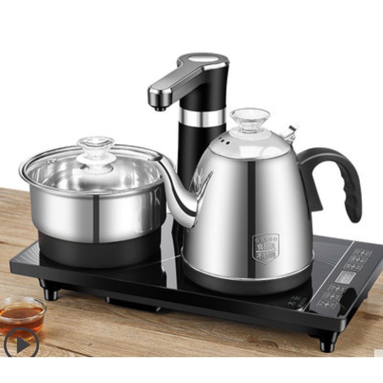 Ấm đun nước Inox 304 VCR3500s Màu Đen | Bàn Trà Điện đun nước pha trà hoàn toàn tự động cảm ứng