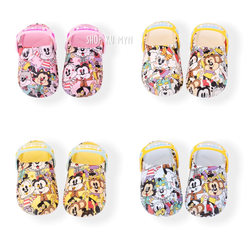 Dép sục Cross cho bé trai bé gái Bobdog 2021 Chính hãng siêu nhẹ chống trơn trượt tạo sự thoải mái cho bé BD01