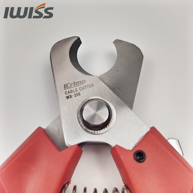 Kìm cắt dây điện IWISS WX-206 cắt dây cáp năng lượng mặt trời hàng cao cấp