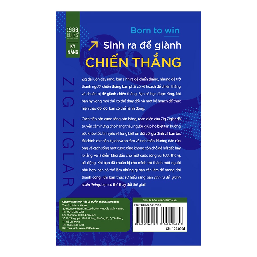 Sách - Sinh Ra Để Giành Chiến Thắng