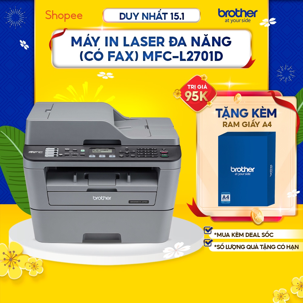 Máy in laser đa năng (có Fax) Brother MFC-L2701D