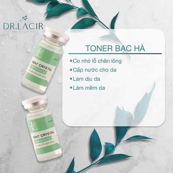 [Mini size] Toner Tinh Thể Bạc Hà Drlaicr -Chai 10ml-Giúp Co Nhỏ Lỗ Chân Lông Và Cân Bằng Độ Ẩm