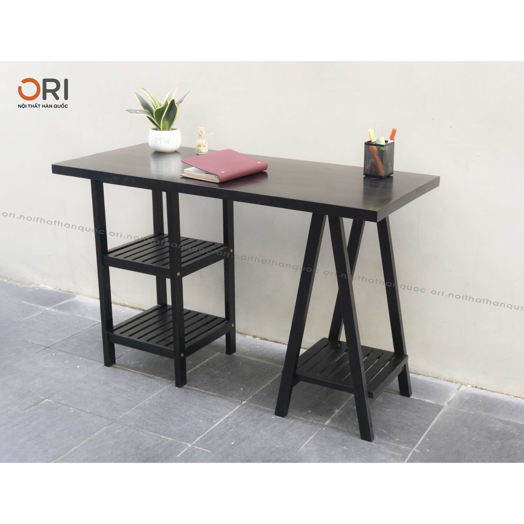 BÀN LÀM VIỆC GỖ CHÂN THÁP - STANDING TOWER TABLE