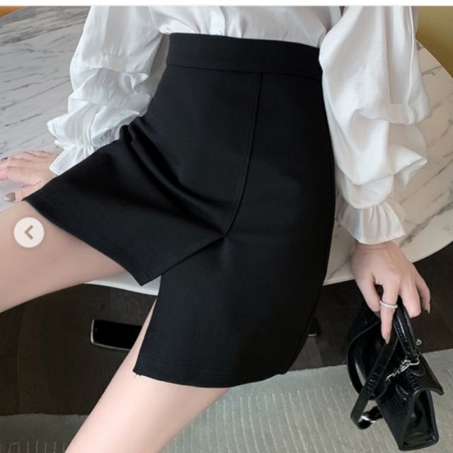 Chân váy chữ A vạt đắp lệch xinh xắn( sẵn size) - M29