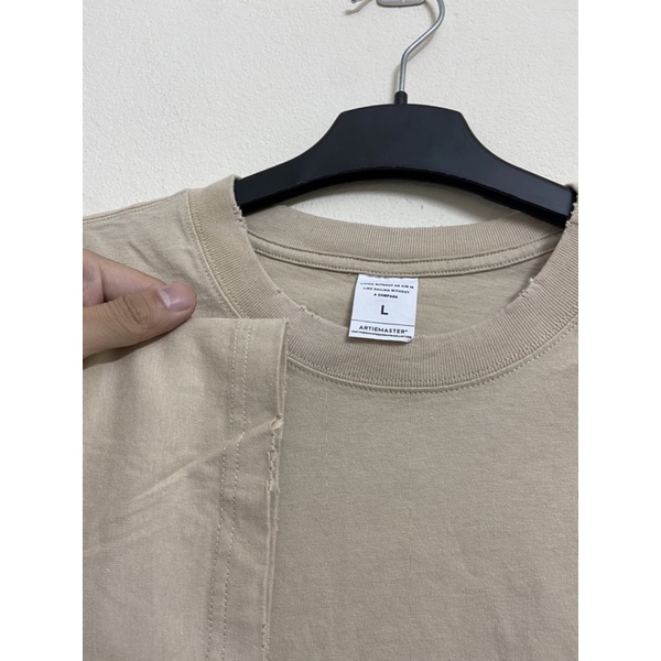 Áo phông layer tà rách phong cách Grunge, Raucohouse chất liệu cotton 190gsm