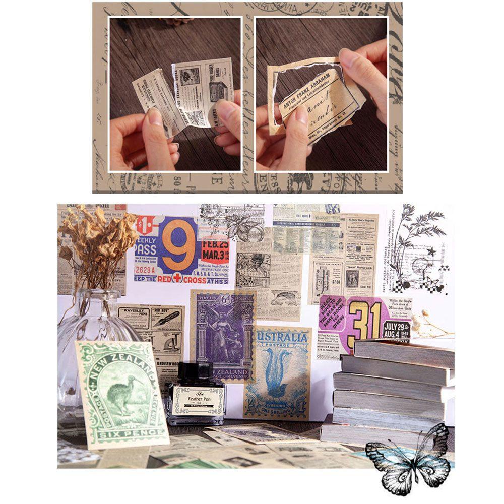 JONYE Set 50 Cuộn Băng Dính Trang Trí Sổ Tay DIY