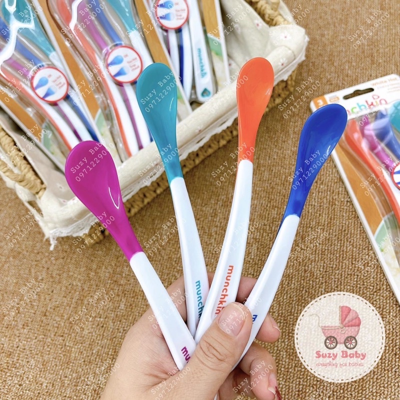 THÌA SILICON BÁO NÓNG MUCHKIN - Chính Hãng tách lẻ chiếc