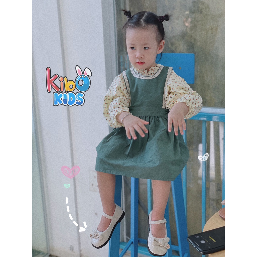 Giày Búp Bê Da Mềm Đính Nơ Kiểu Dáng Đáng Yêu Cho Bé Gái 2-6 Tuổi BB519