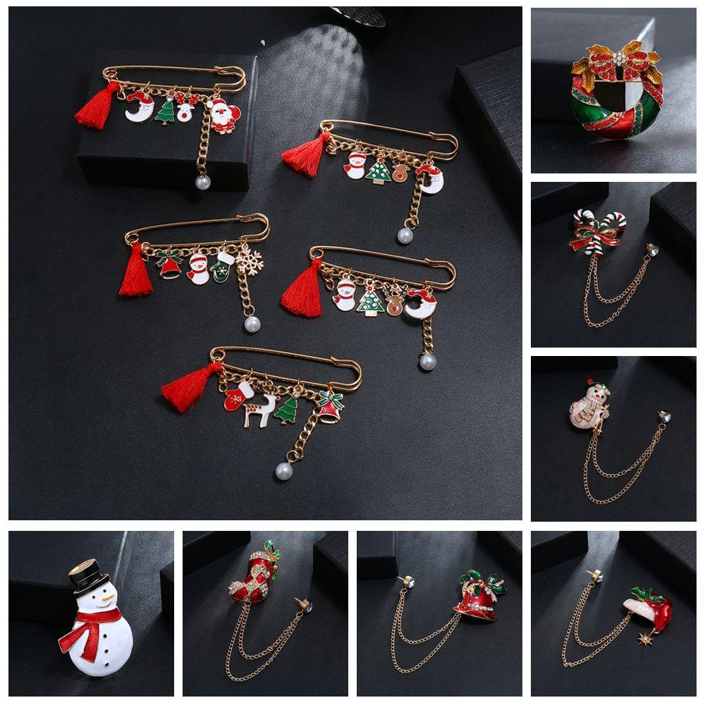 Trâm Cài Áo Hình Ông Già Noel Lấp Lánh