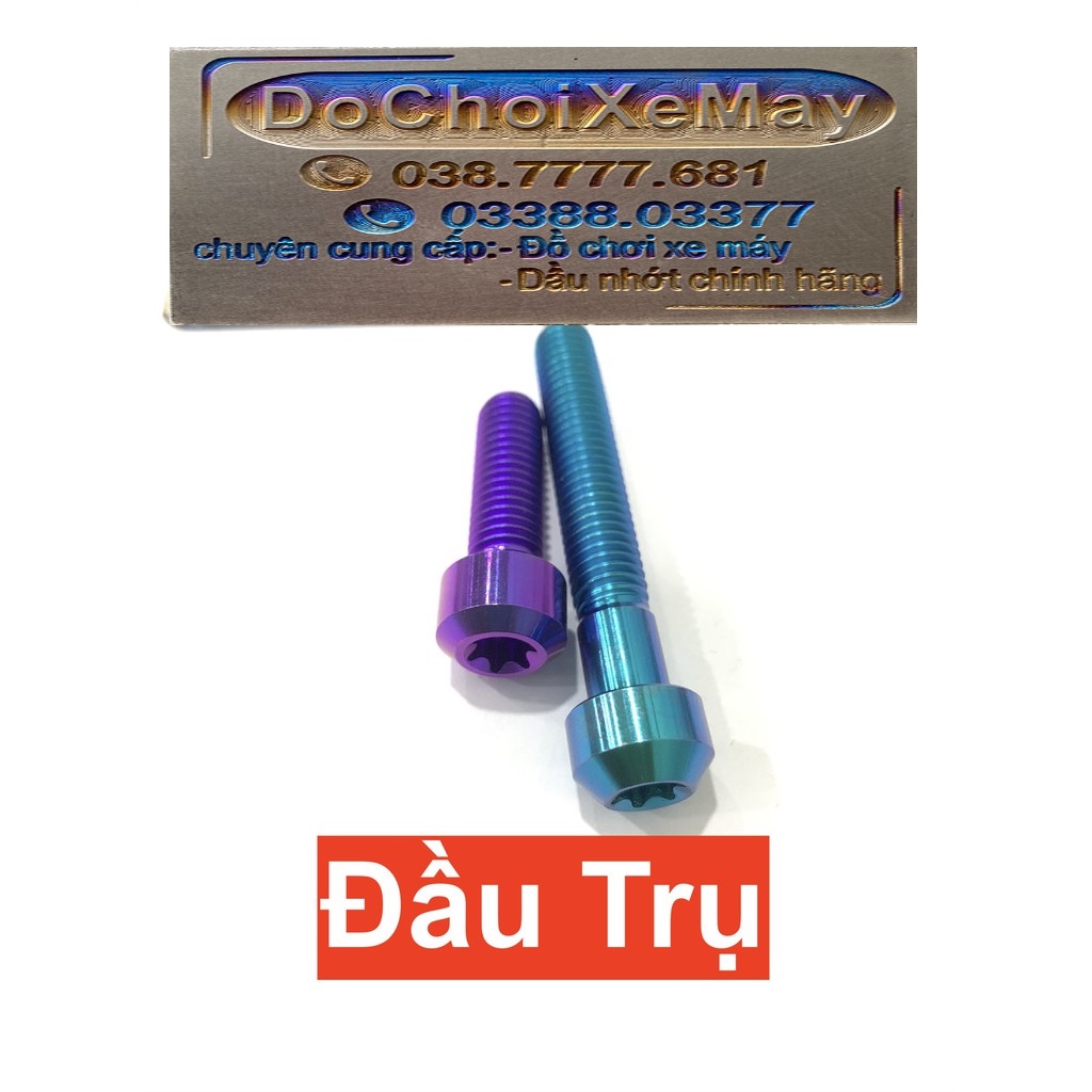 Ốc 8li20 8li25 8li30 8li35 8li40 8li50 8li60 Titan Gr5 , ốc titan 8li . DoChoiXeMay