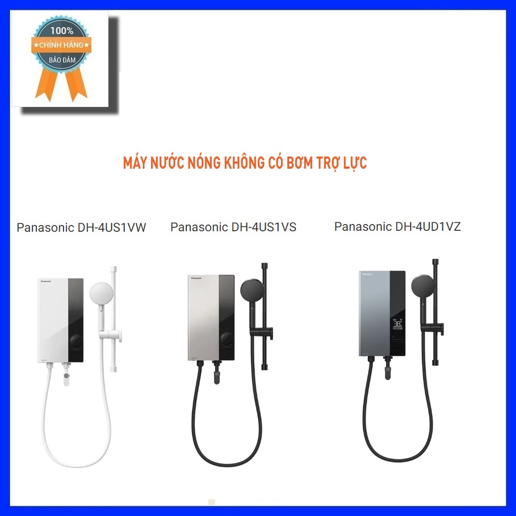 Máy nước nóng không có bơm Panasonic DH-4US1VW/DH-4US1VS/DH-4UD1VZ