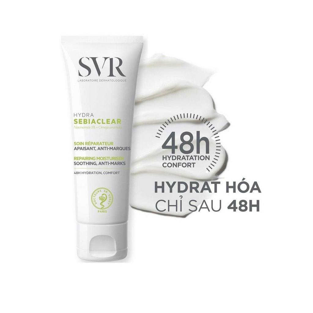 Kem Dưỡng SVR Sebiaclear Hydra Dành Cho Da Dầu Mụn Giảm Thâm 40ml