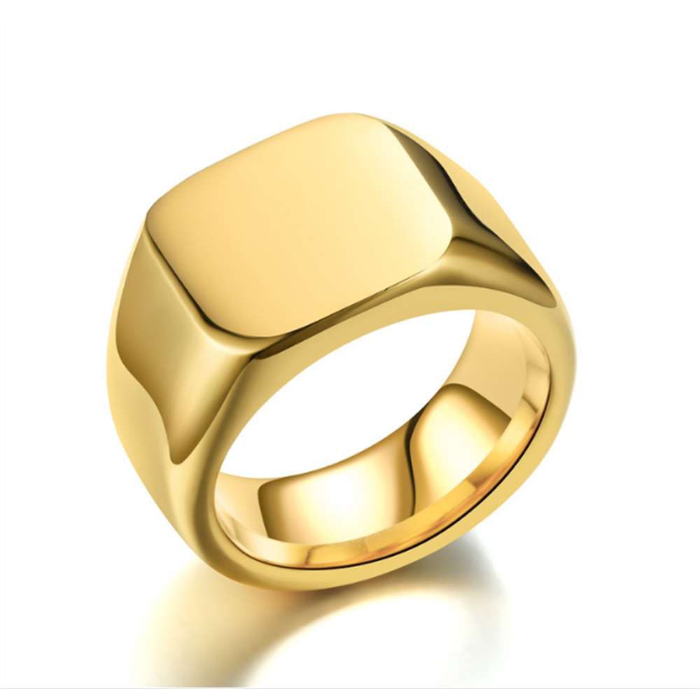 Nhẫn Nam Thép Titan Tráng Gương sd035