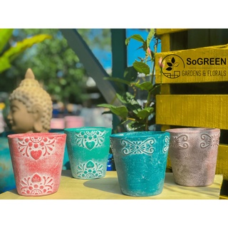Chậu sứ Bát Tràng Mini trồng cây cảnh, sen đá, decor