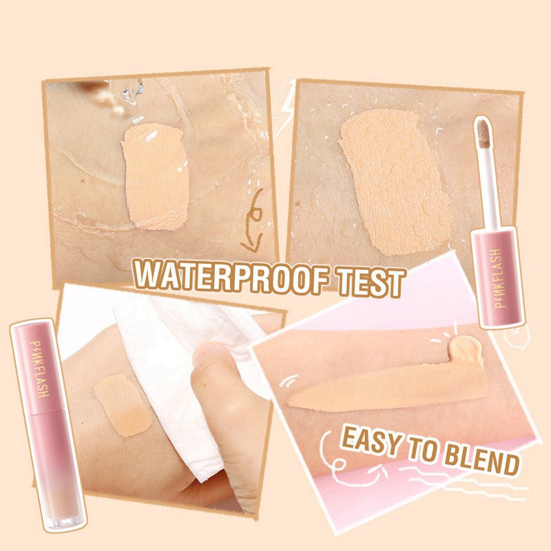 (Hàng Mới Về) Kem Che Khuyết Điểm Dạng Lỏng Với 1 Tông Màu Tự Nhiên Tùy Chọn | BigBuy360 - bigbuy360.vn