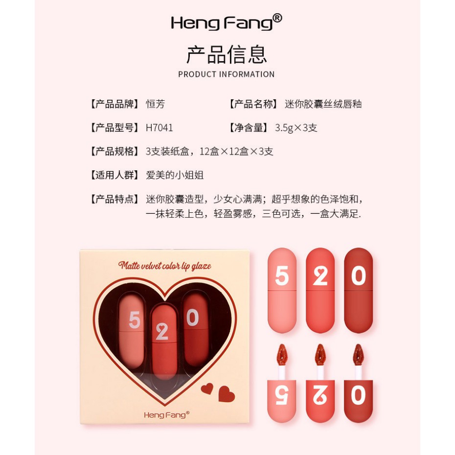 [Hàng mới về] Set son môi trang điểm lâu trôi chống nước chất lượng cao | BigBuy360 - bigbuy360.vn