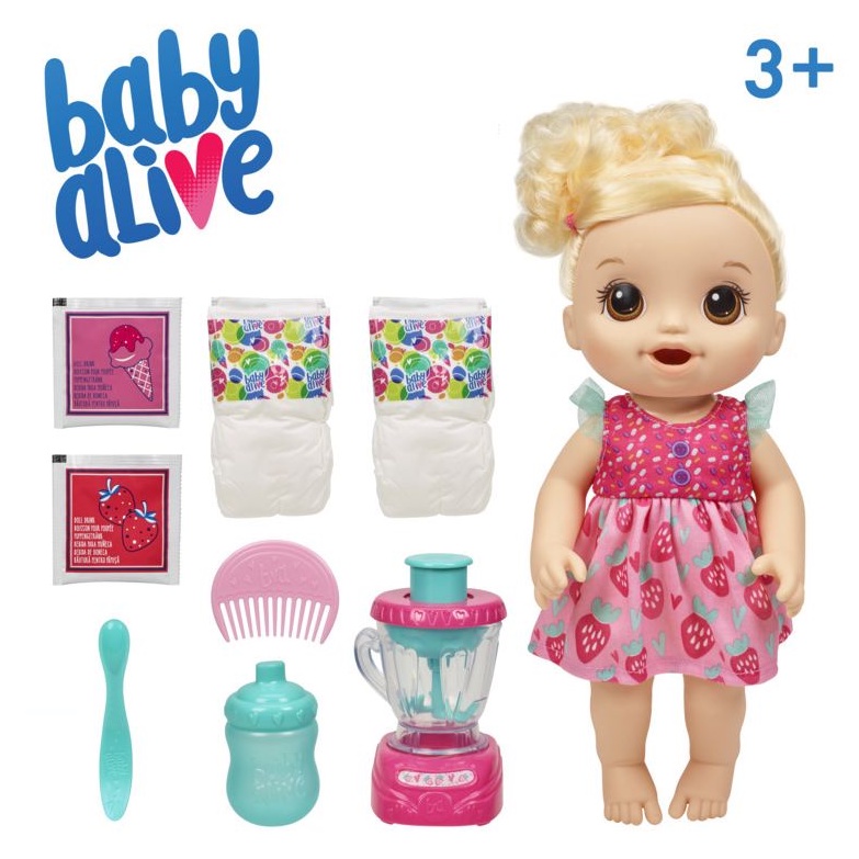 Bé Juicy & Cherry và máy xay sinh tố thần kì Baby Alive