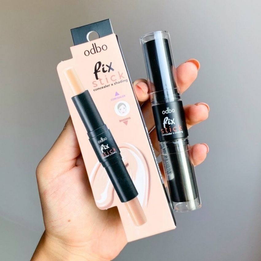 Tạo Khối &amp; Che Khuyết Điểm 2 Đầu Odbo Fix Stick Concealer + Shading