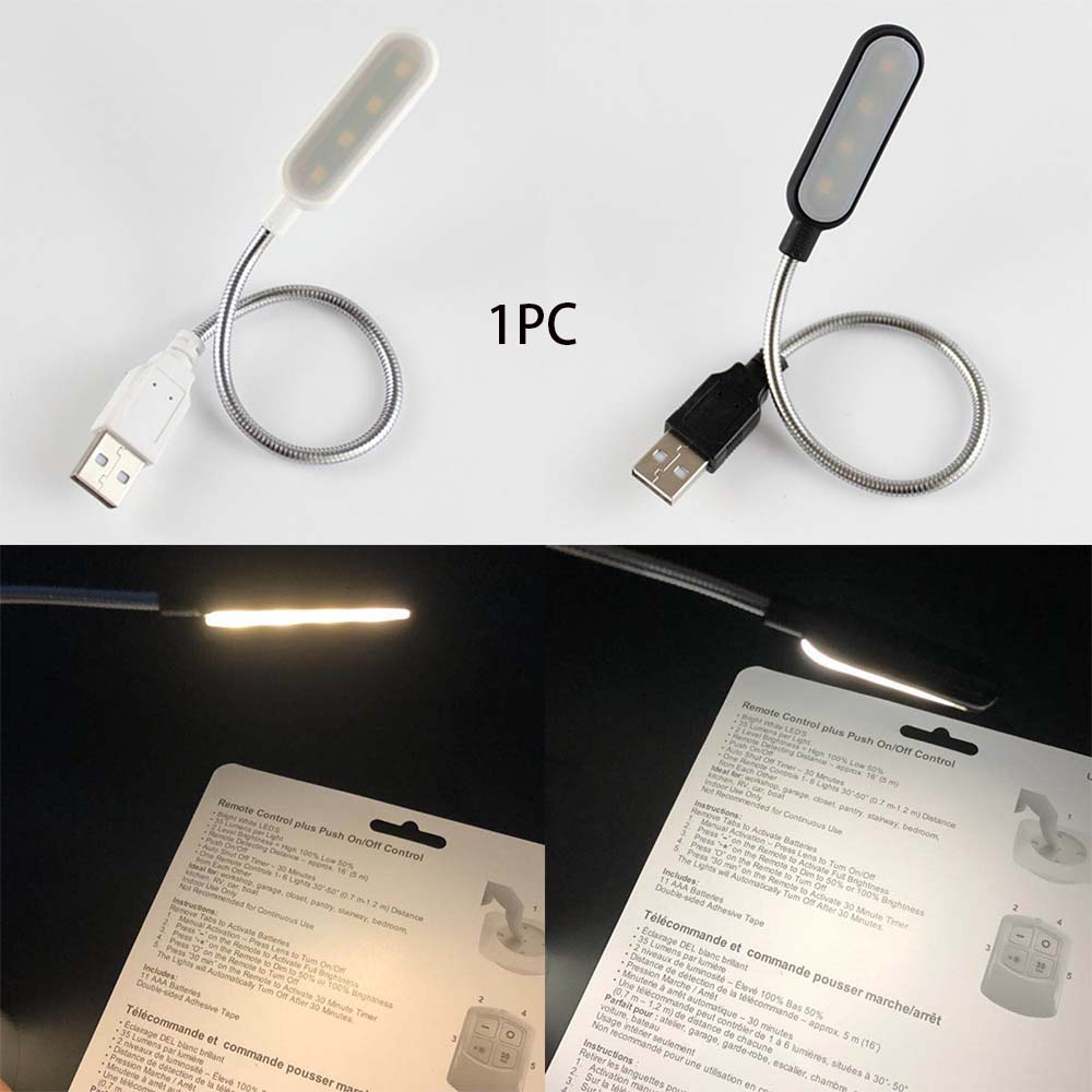 Đèn Led Đọc Sách Mini Cổng Usb Linh Hoạt Nhiều Màu Tùy Chọn Tiện Dụng Mang Theo Du Lịch Cắm Trại