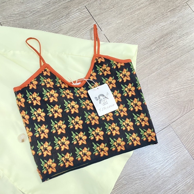 Set khoác blazer & áo dây dệt kim