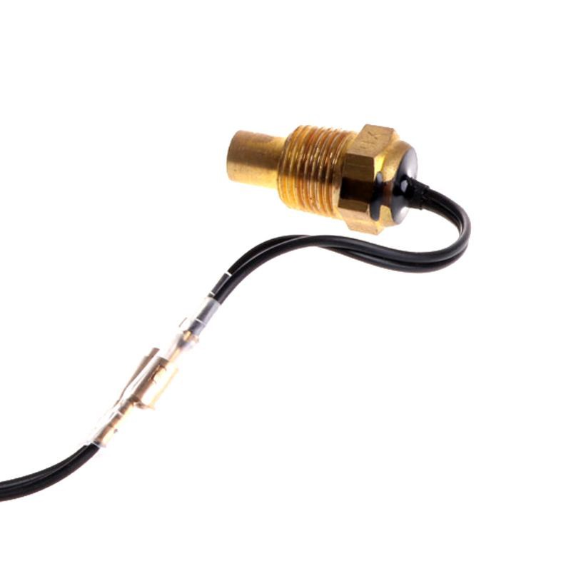 Vôn kế nhiệt kế đo nhiệt độ nước và điện áp 2 trong 1 màn hình LCD 12V/ 24V cảm biến 17mm dành cho xe hơi