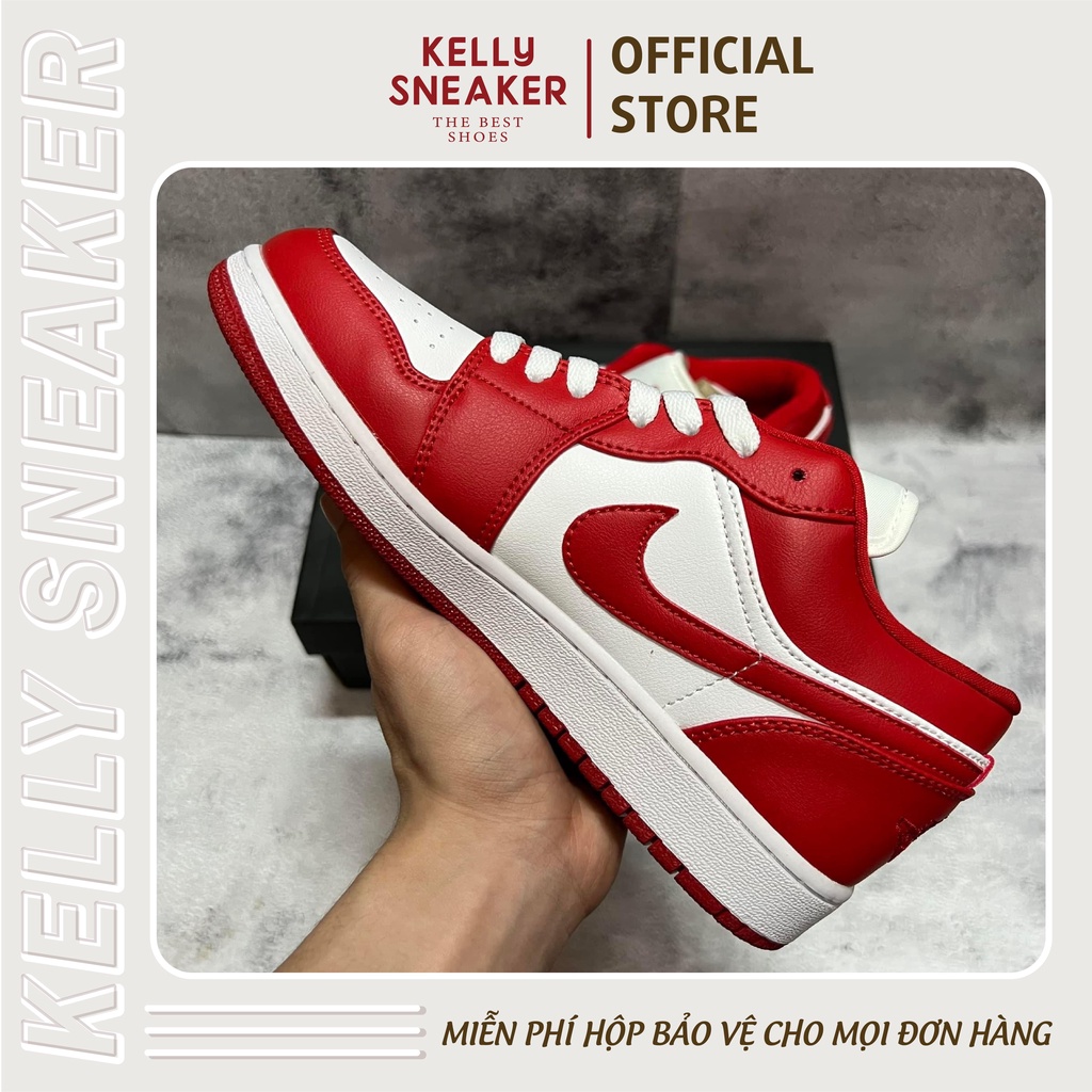 Giày Thể Thao Sneaker Jordan 1 Low Gym Red - Bản Cao Cấp