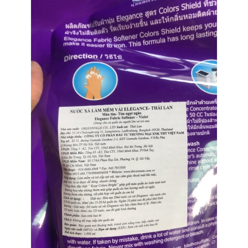 Nước xã vải Elegance 1800ml