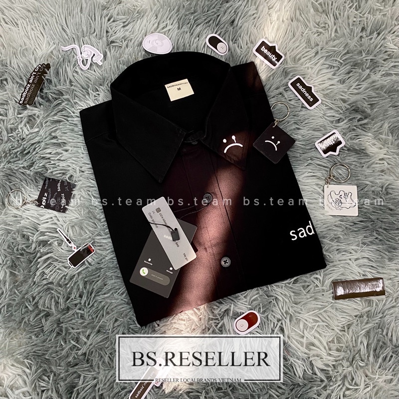 Áo Sơ Mi tay ngắn SADBOIZ/SADBOIZAINTCRY-BS.RESELLER