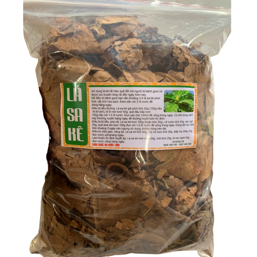 Lá Sa Kê 500g Khô Tự Nhiên, Lá Sake Ngừa Bệnh Gút, Tiểu Đường