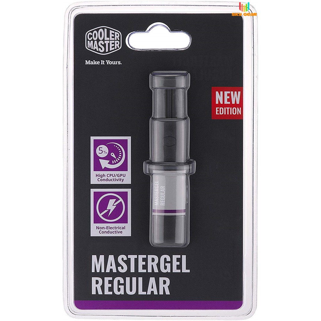 Keo tản nhiệt Cooler Master Mastergel Regular - Độ dẫn nhiệt điện 5W/m-k