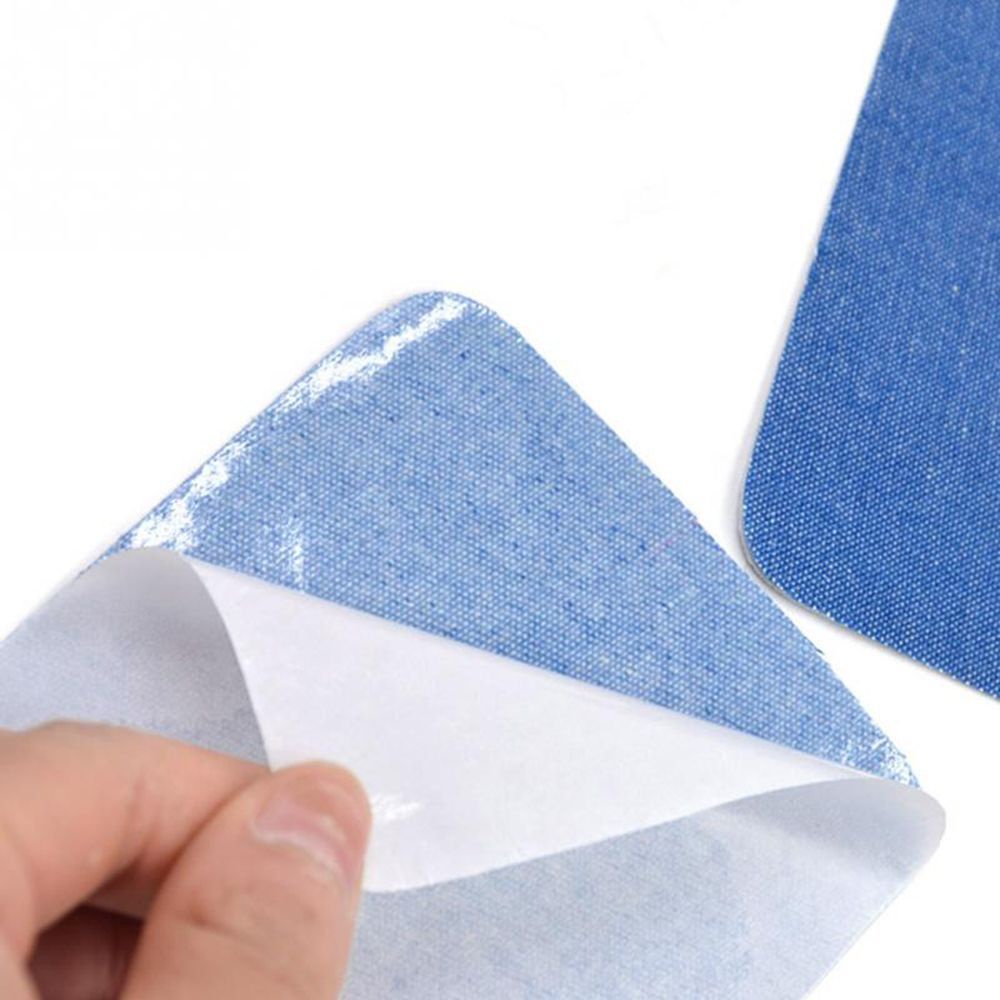 Set 2 Miếng Dán Ủi Trang Trí Quần Jean / Đầu Gối / Khủy Tay Diy Sáng Tạo Nhiều Màu