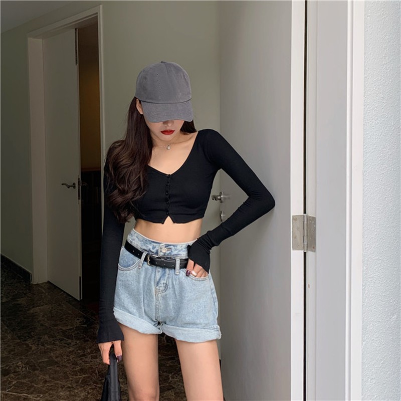 Áo thun nữ tay dài Emilyshop ulzzang