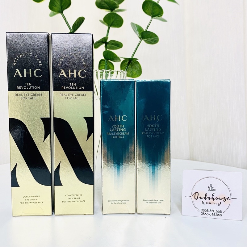 Kem Mắt AHC Ageless Real Eya Cream For Face Phiên Bản MớI