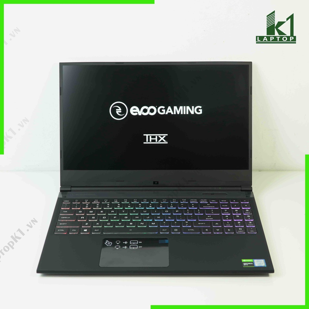 Laptop Gaming EVOO EG-LP4-BK Core i7-9750H GTX1650 màn hình 144Hz chuẩn màu 99% sRGB