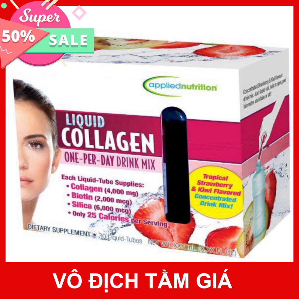 ƯU ĐÃI LỚN [HÀNG MỸ] Collagen dạng nước Liquid Collagen - 30 Ống ƯU ĐÃI LỚN