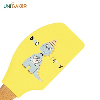 Phới silicon cán gỗ Unibaker