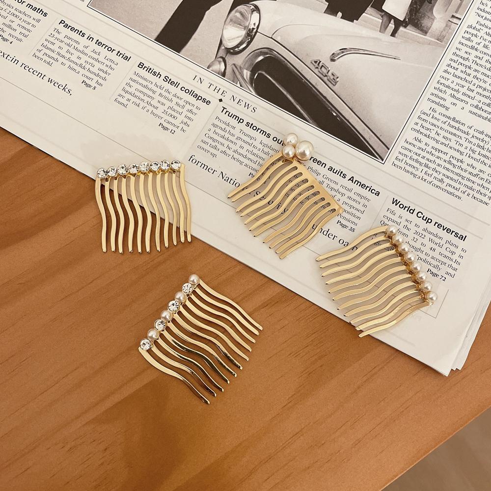 Lược Kim Loại Cài Tóc Cho Nữ|Trâm Cài Tóc Handmade Màu Sắc Thời Trang