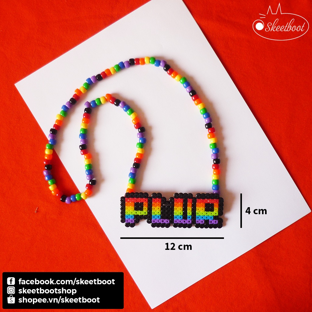 Mua Vòng kandi perler PLUR - vòng cổ kandi - phụ kiện rave edm festival ...